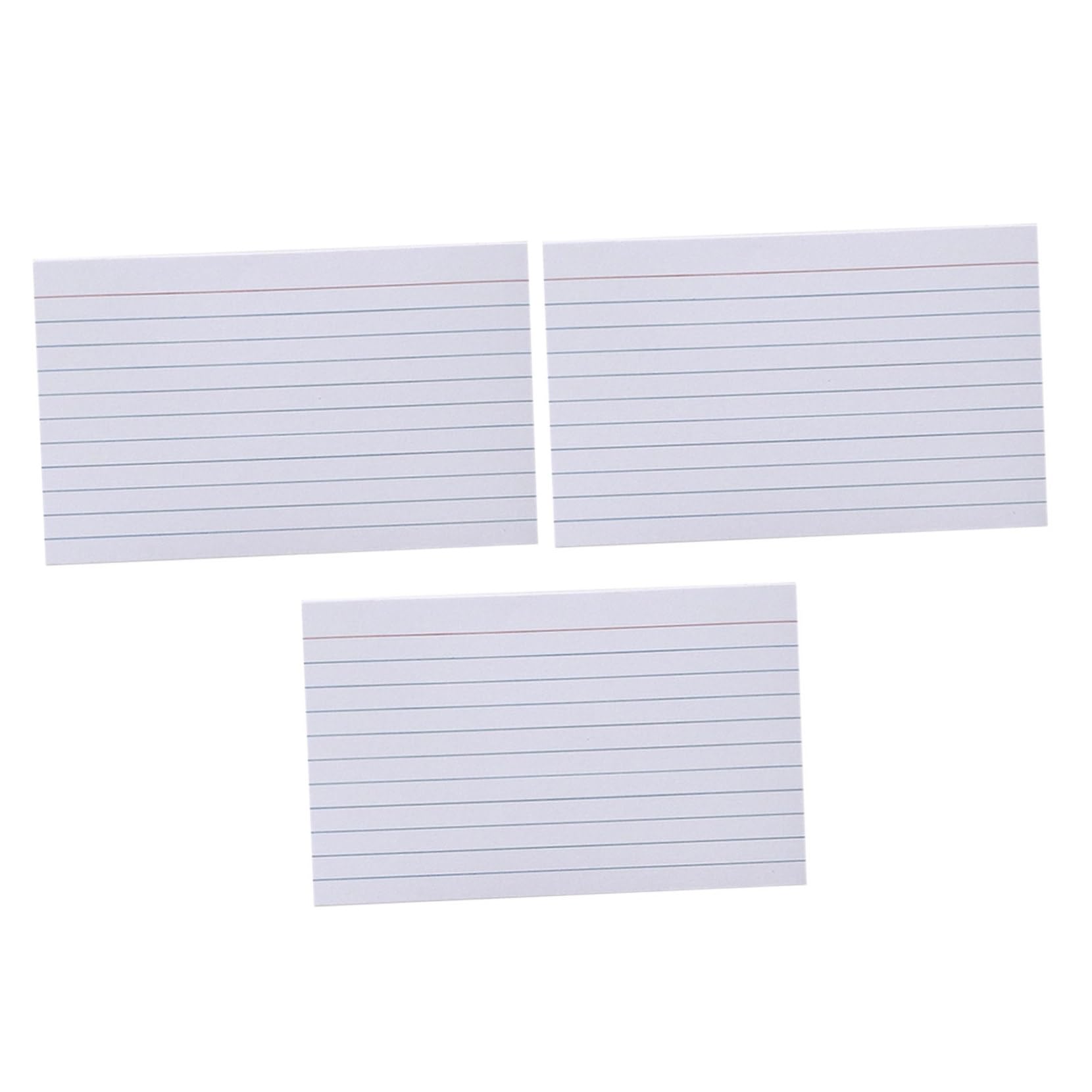 Fiches à Lignes Cartes de Présentation 600 Pièces Papier Blanc