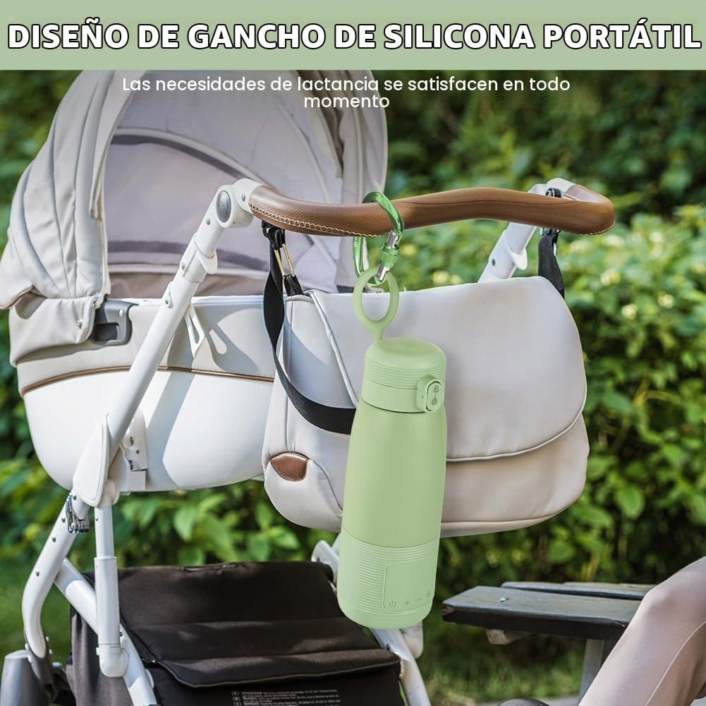 Aolso Calienta Biberones Portátil, Calentamiento Rápido, Calentador de Botellas para Bebé Leche Materna, Agua y Fórmula, Gran Capacidad de 500ml con Control de Temperatura Para Viajes y Uso Diario