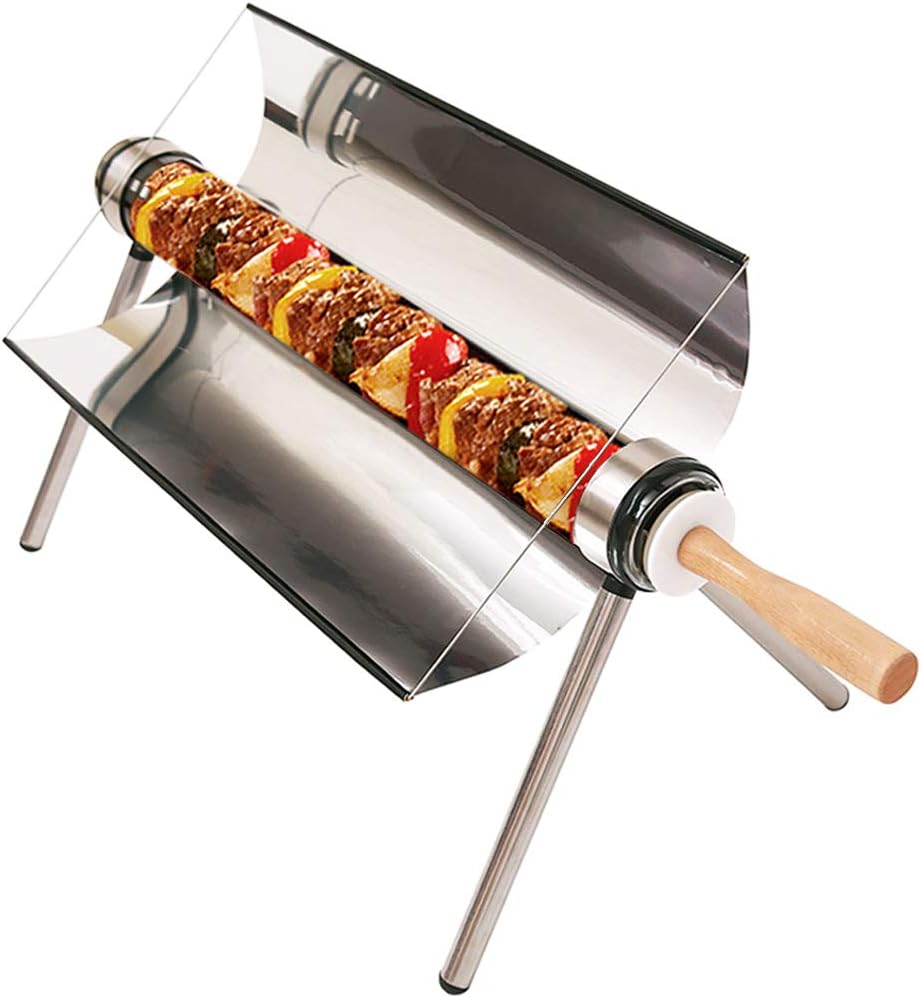 LeJoy Garden Portable Solar Oven,All Seansons Sun Cooker BBQ Grill Picnic Food Heater Kebab Roast Charbroiler with Handbag