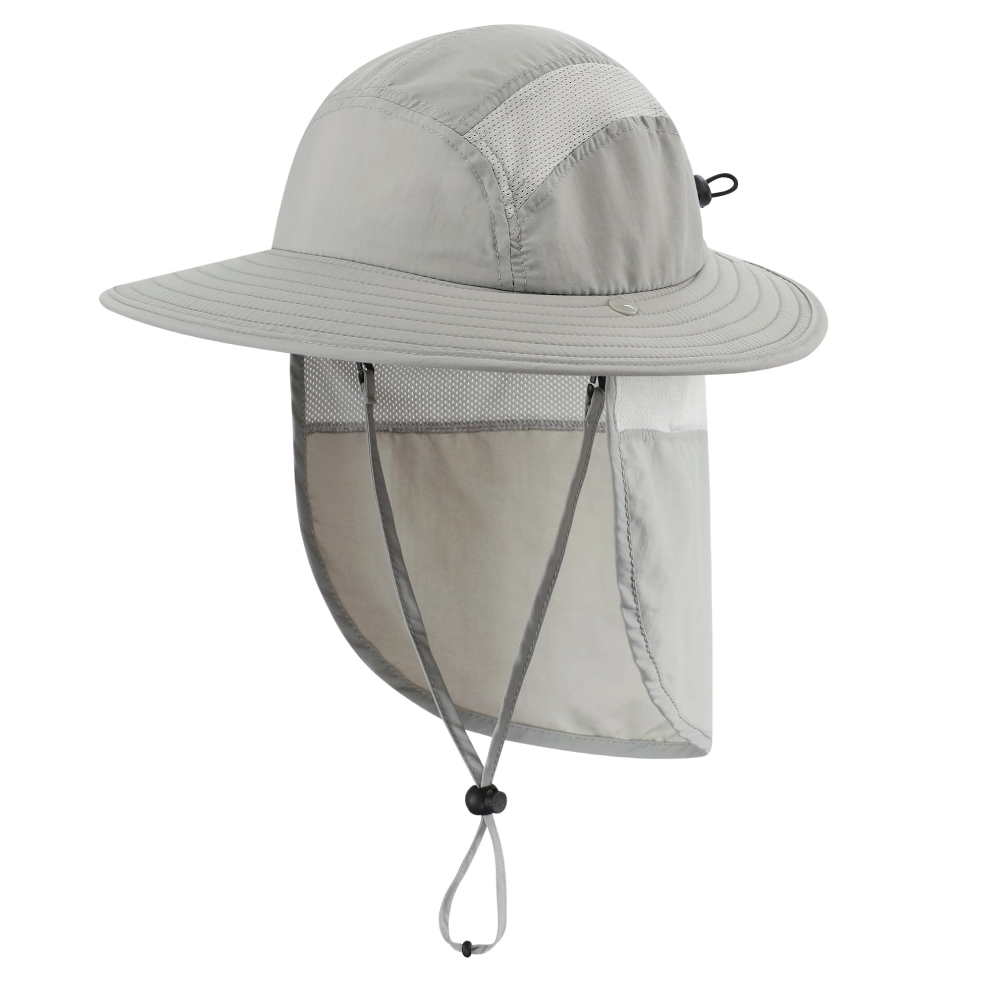 Home Prefer UPF 50+ Boys Sun Hat with Neck Flap Wide Brim Summer Beach Bucket Hat for Boys Girls Toddler Kids Safari Hat