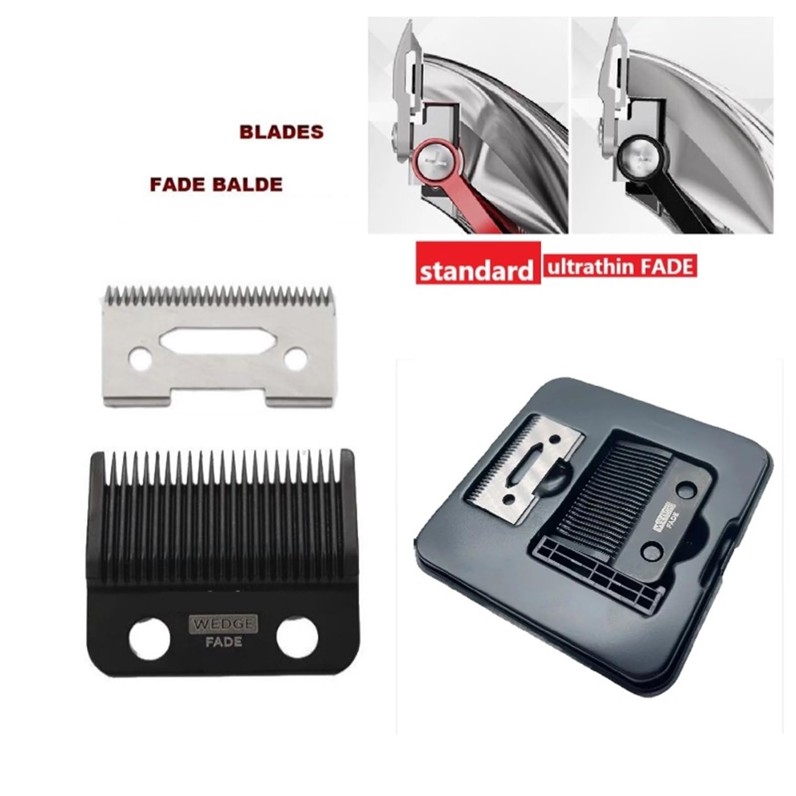 Lama Di Ricambio, Compatibile Con Madeshow, M10/M5/M8f/M6/M11 Clipper Trimmer Accessori For Testine Di Taglio(M9 Blade)