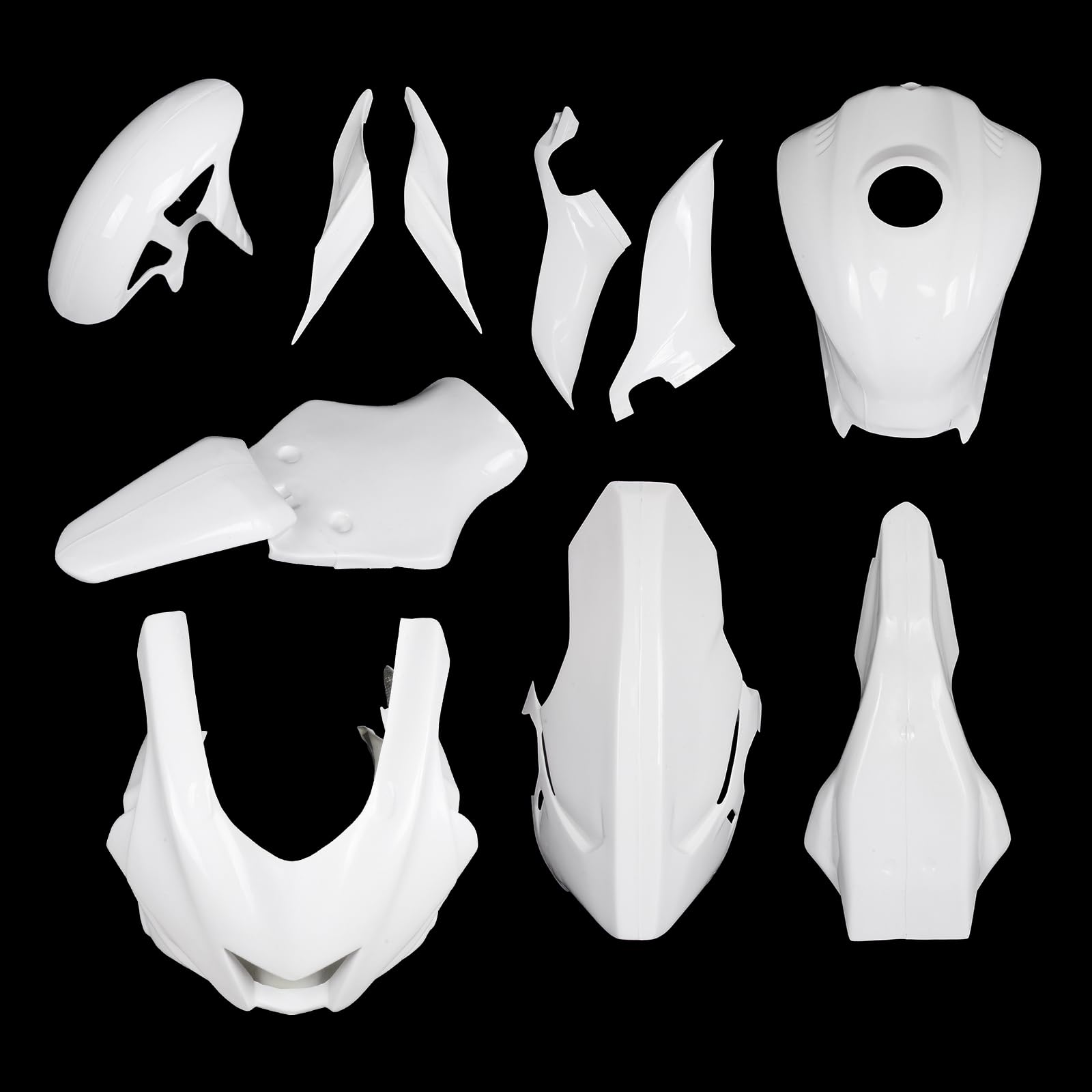 NT FAIRINGMotorcycle Unpainted Fiberglass Racing Full Fairing Kit Fit for Yamaha 2017-2024 YZF R6 YZF-R6 Naked Fiberglass Fairings Body Kits Cowlings 2018 2019 2020 2021 2022 2023