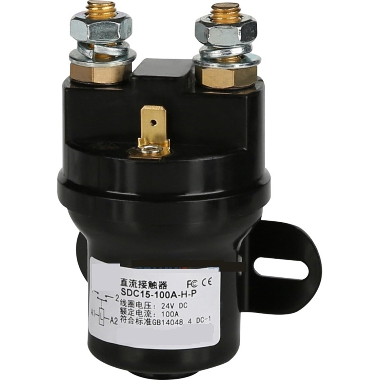 FPJQOBJC Start DC Contactor SDC15 Series SDC15-100A/12V, SDC15-100A/24V, SDC15-100A/48V
