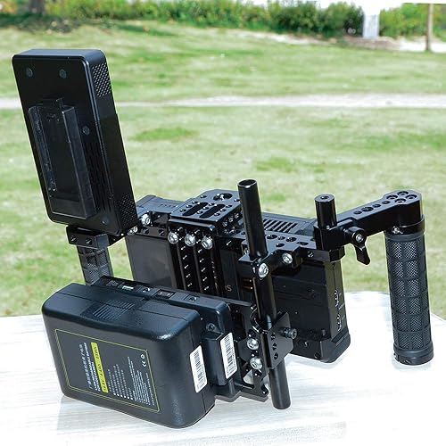 Miniatura 5 de CAMVATE Jaula para monitor de director con placa multifunción para jaula de monitor de director de 5" y 7"