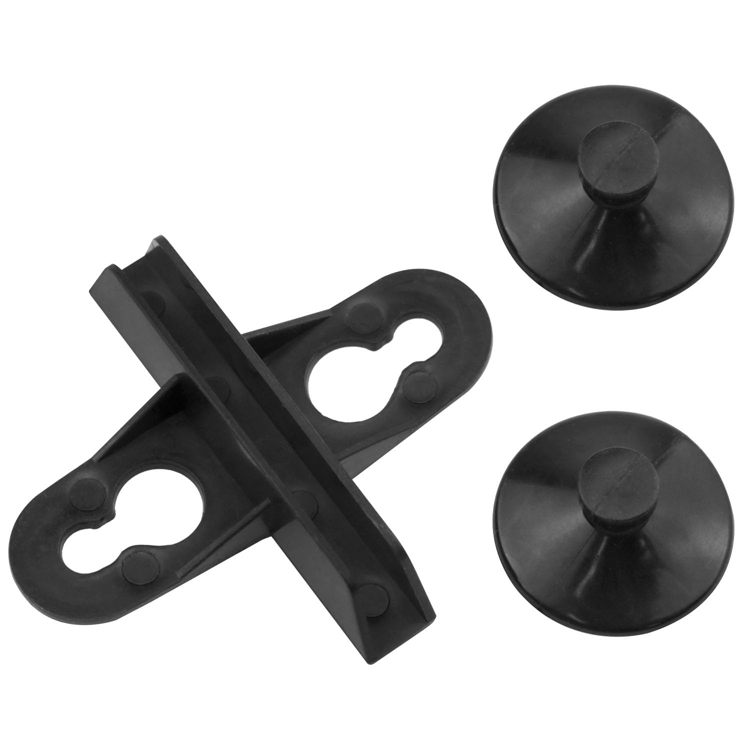 Dsjnf Aquarium Suction Cups Black Suction Cup Separator Suction Cup Fish Separator Suction Cup Separator Fish Tank Plastic Plate Isolation Bracket Black 20pcs