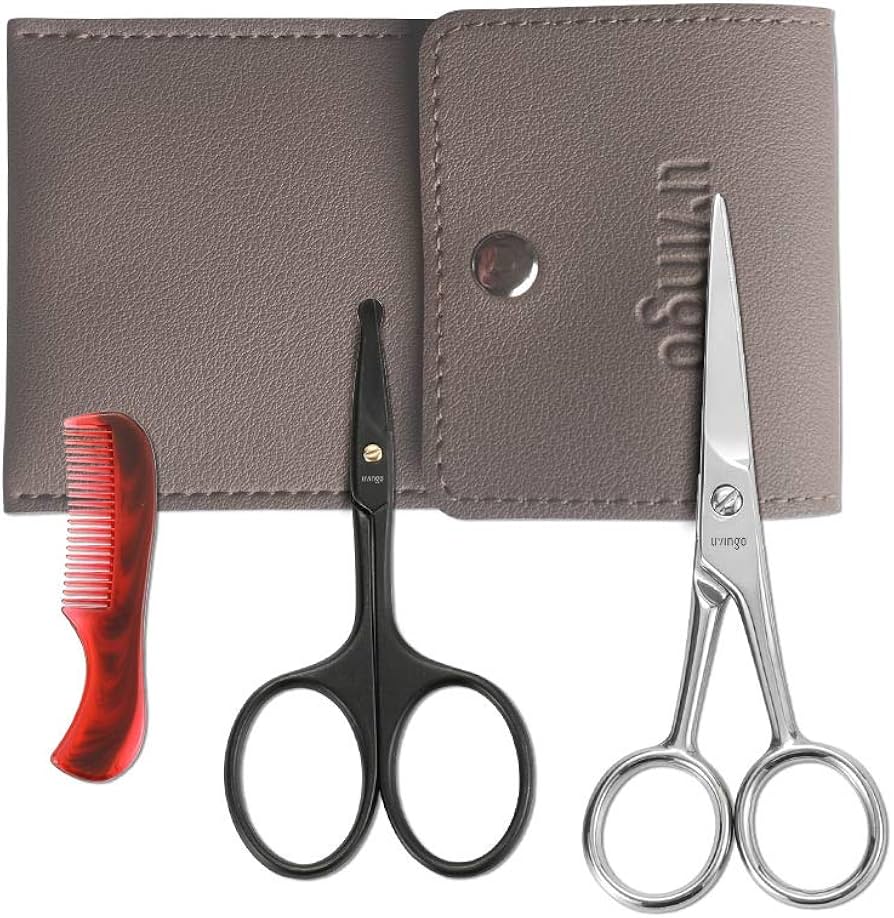 BEARDS トリミングハサミレザーケース付き BEARDS トリミングハサミレザーケース付き