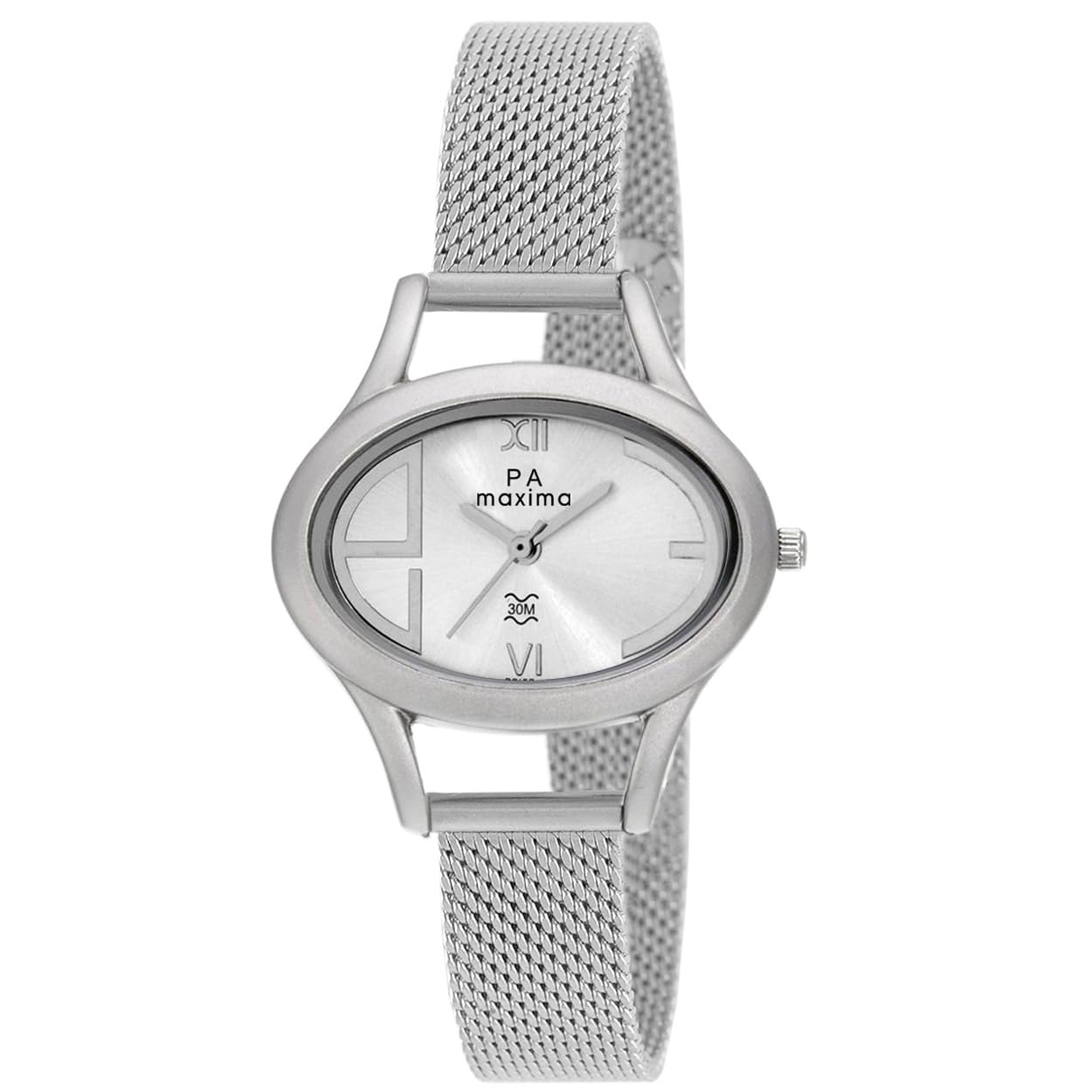 Maxima Stainless Steel Attivo Analog Silver Dial Women Watch - 22163Cmli, Silver Band (B00C433F2G) Amazon Price History, Amazon Price Tracker