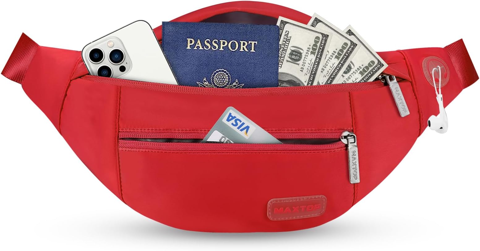 adidas red fanny pack