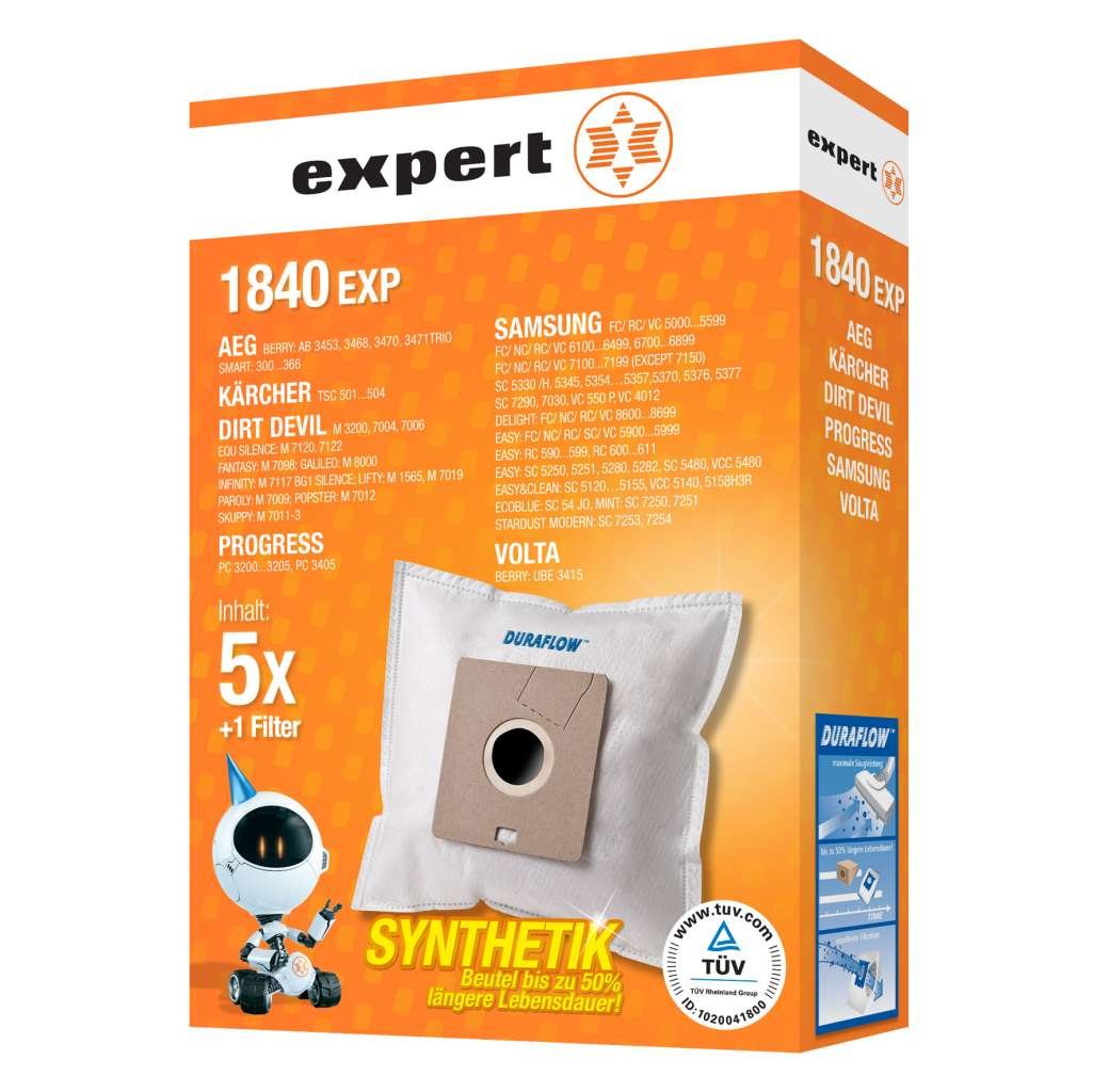 Kit Accessori AEG 1840 EXP - 5 Sacchetti E 1 Filtro Di Ricambio Per Aspirapolvere (Bianco) - 3