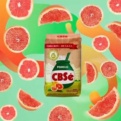 Miniatura 3 de YERBA MATE CBSE SABOR POMELO 500 GR11 LB 2 unidades
