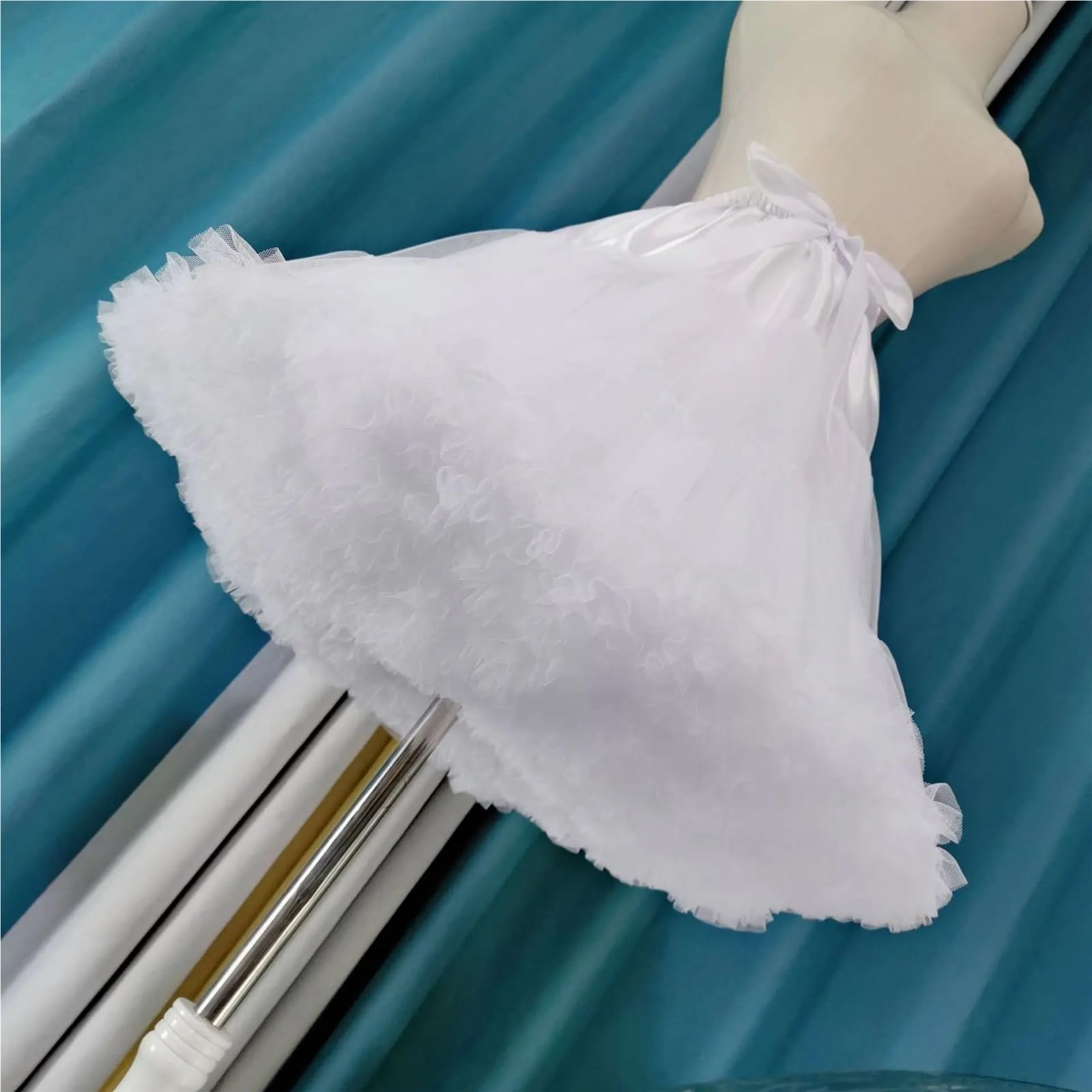 Sottogonna Bianca da Sposa, Crinolina Donna, Sottogonna for Feste, Lolita