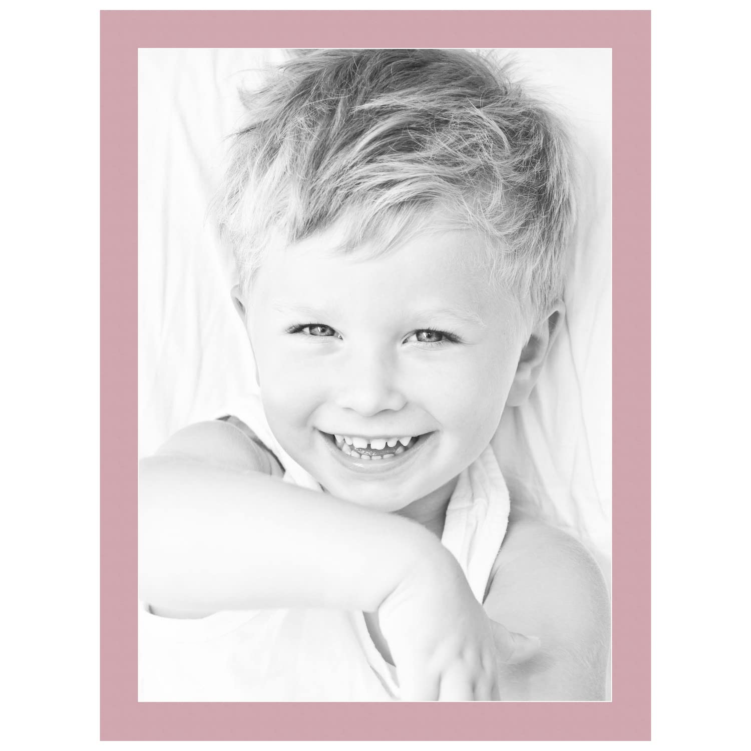 21x29 Soft Pink / Seashell Custom Mat for Picture Frame with 17x25 opening size (Mat Only, Frame NOT Included)