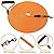 Vivifying Dog Training Lead, 32FT/10M Floatable Reflective Dog Check Cord Long Recall Dog Training Rope with Comfortable Handle for Hiking, Camping, Walking Swimming(Orange)