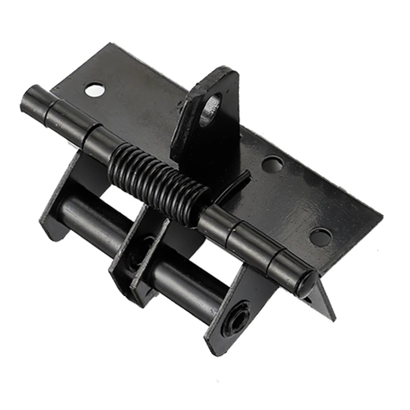 Door Closer, Self-Closing Spring Door Hinge 90 Degree Positioning 4 Inch Automatic Closer,Commercial & Home Use(Black)