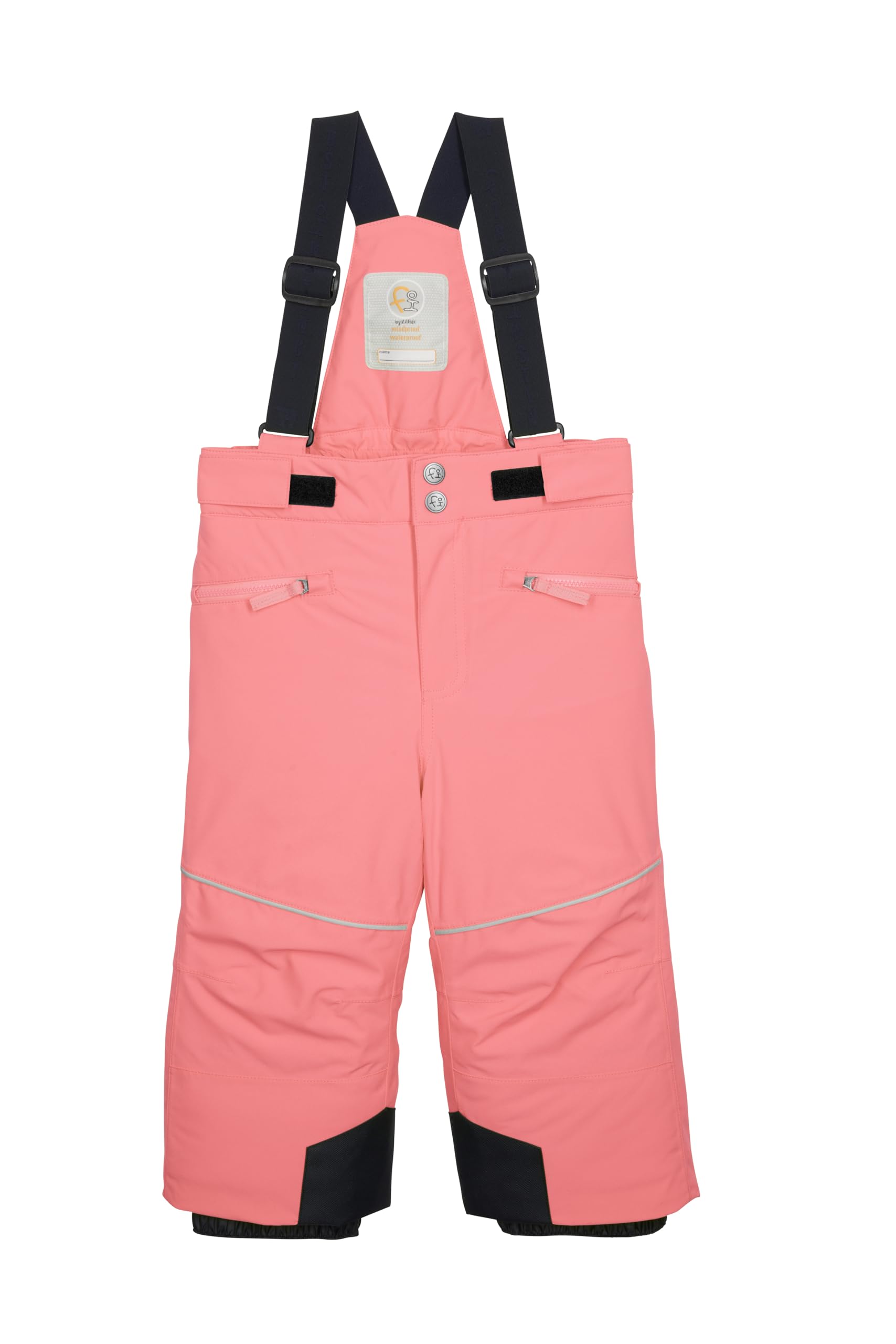 first instinct by killtec Enfant Salopette de Ski FISW 28 MNS Ski PNTS | Imperméabilité 10 000mm, Jambes évolutives, Coutures thermosoudées, Imperméable, Renforts anti-carres, Teflon EcoElite™