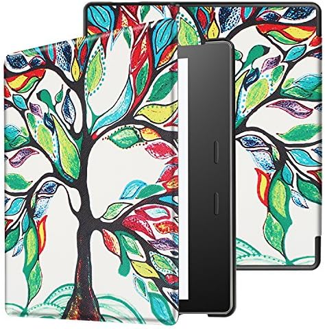 T Tersely Slimshell Case Cover for All-New Kindle Oasis (10th Generation, 2019 Release and 9th Generation, 2017 Release), Smart Cover with Auto Sleep/Wake for Amazon Kindle Oasis 7 inch (Trees)
