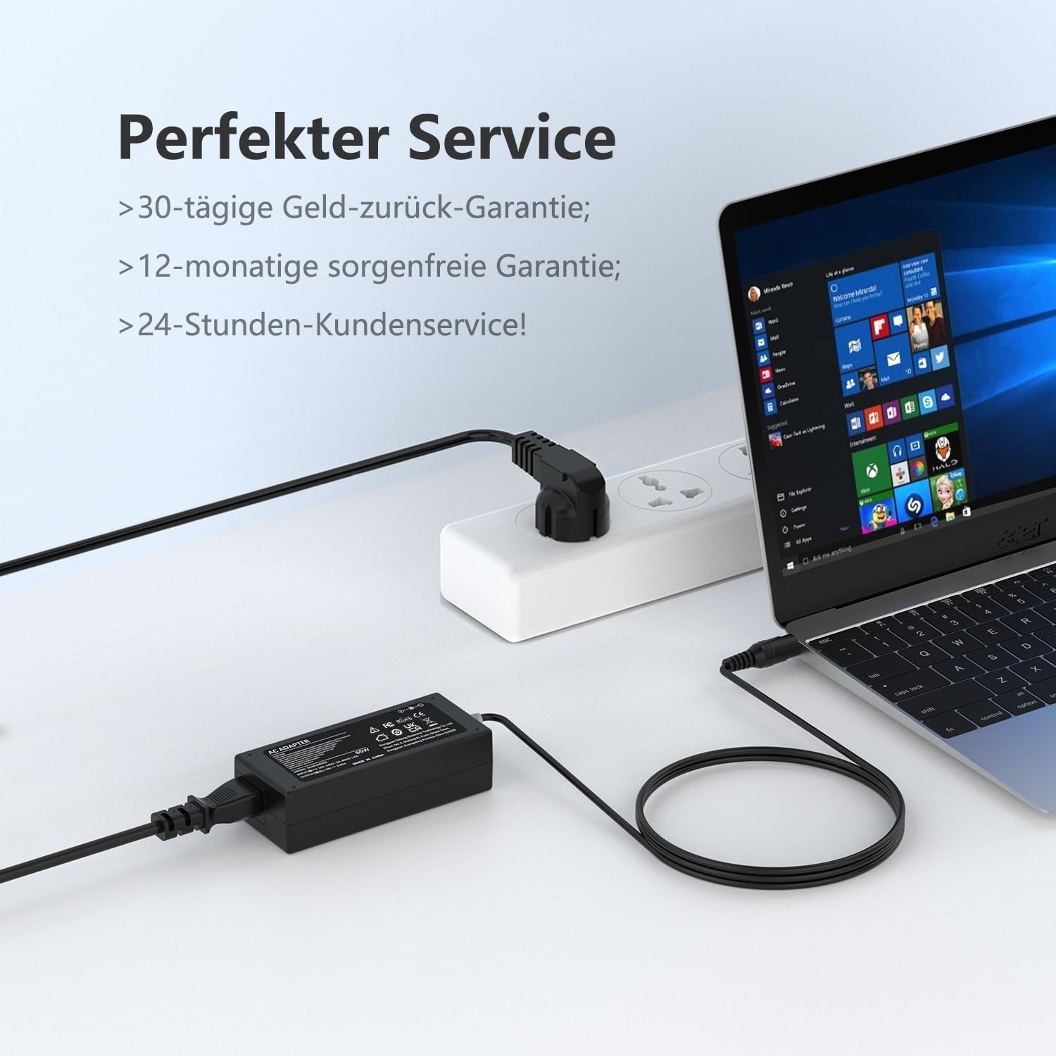 Netzteil Ladegerät Für Acer Aspire V5-571G – 19V 3.42A, Kompatibel Mit Power4Laptops