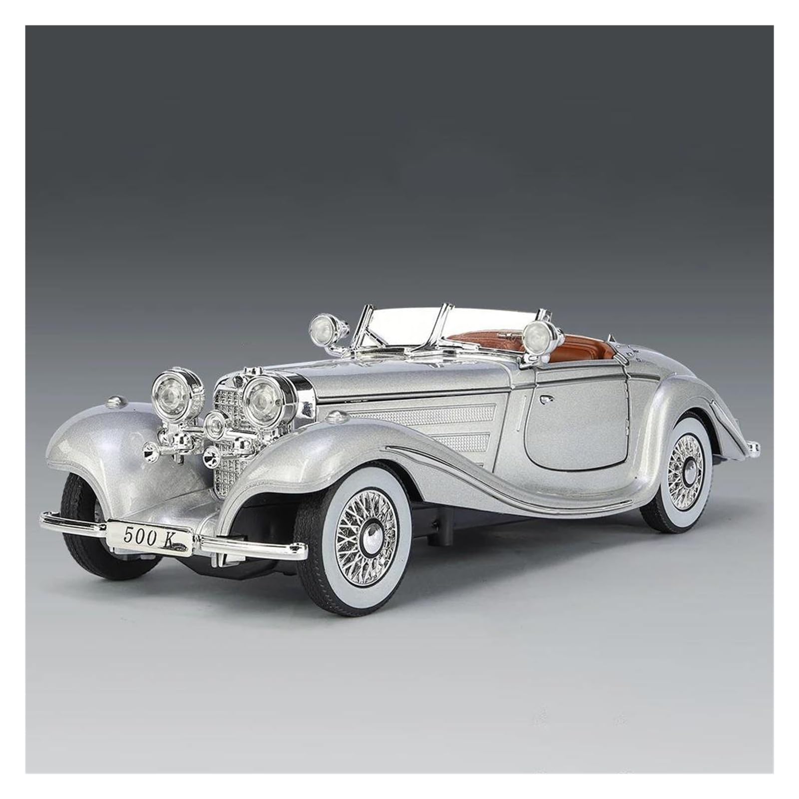 Btwodian Scale Model Car For Benz 500K 1936 Diecast Model Car