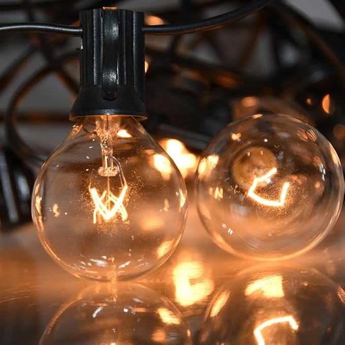 patio decoration with string lights