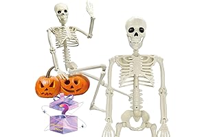 12 Foot Outside Big Scary Skeleton Halloween Decorations