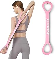 Vista 1 de Figura 8 banda de resistencia (mejorada), banda elástica, bandas elásticas, con bolsa de almacenamiento, para brazo, hombro, espalda, entrenamiento