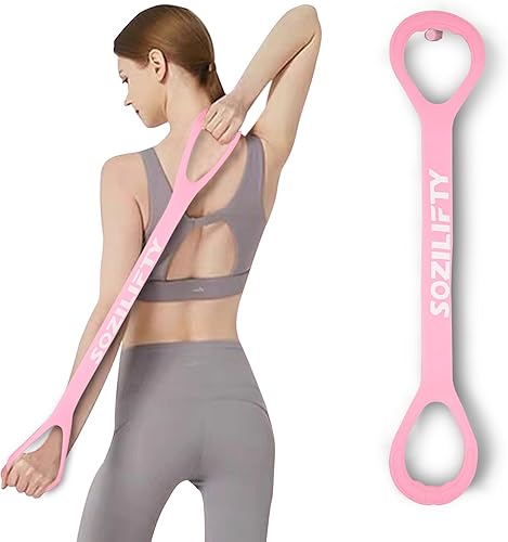 Figura 8 banda de resistencia (mejorada), banda elástica, bandas elásticas, con bolsa de almacenamiento, para brazo, hombro, espalda, entrenamiento