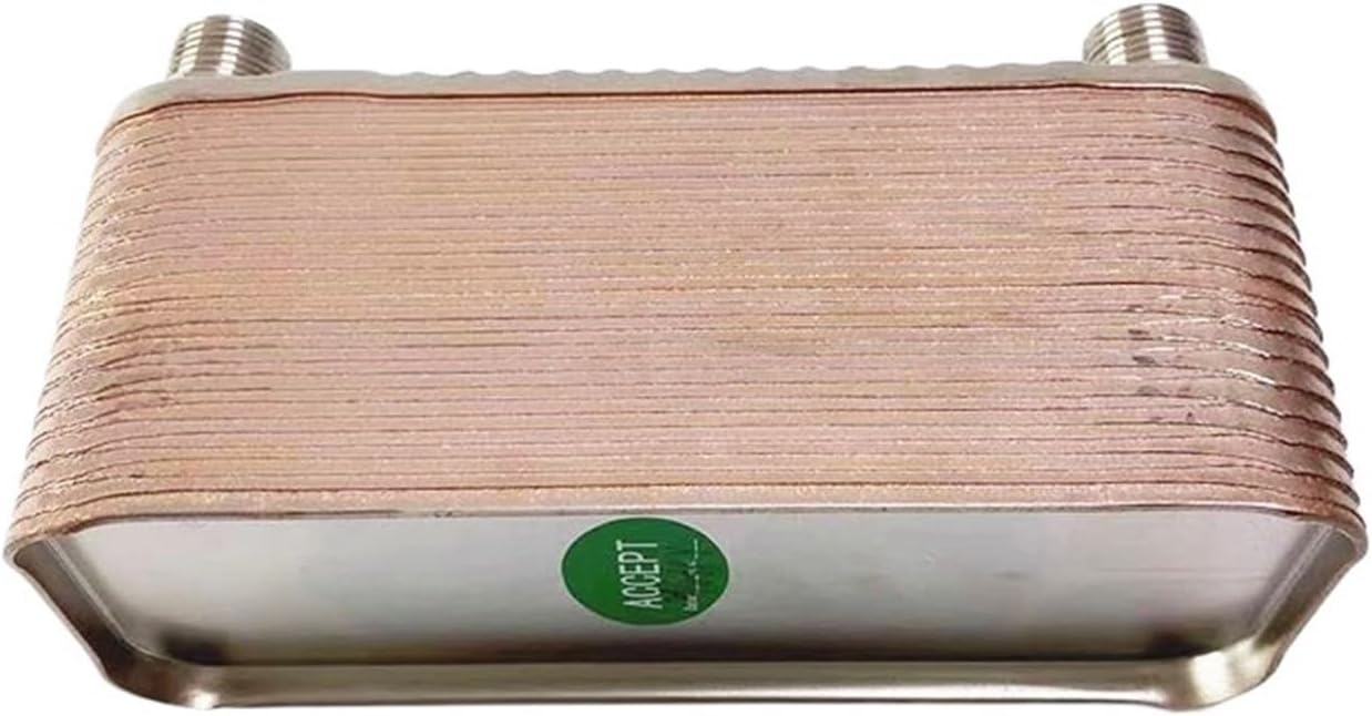 Brazed Plate Heat Exchanger, Wort Chiller,30 Plates Brewing Chiller, Homebrew Wort Chiller,NPT Male Thread Connector