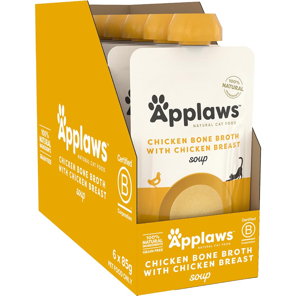 Soup for Mouse - Applaws Chicken Bone Broth 6 pack 