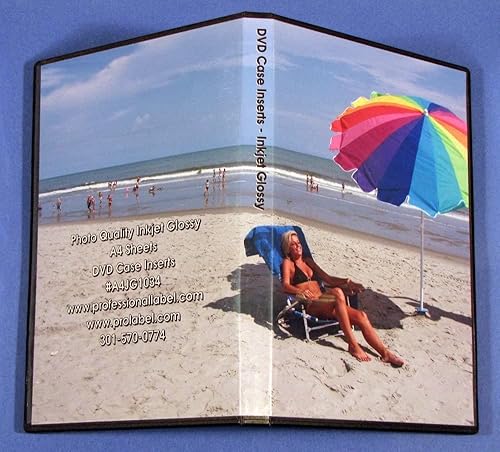 Miniatura 3 de Caja de DVD insertos brillante A4 tamaño de inyección de tinta o láser 25 hojas A4JG1034-25