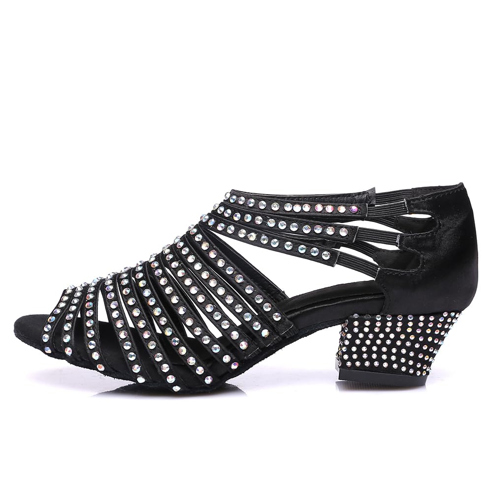 JUODVMP Scarpe da Ballo Strass Salsa Scarpe da Ballo Salsa Scarpe da Ballo Salsa Scarpe da Ballo Salsa Scarpe da Ballo Salsa Modello YCL316