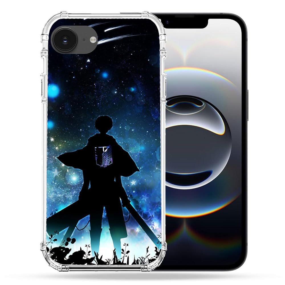 Cokitec Reinforced Case for iPhone 16e Manga Attack Titans Levi
