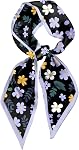 Scarf Silk Feeling Hair Head Long Neck Satin Fashion Scarfs for Bag Decoration Women Girls Cute Aesthetic 59 * 6.7”