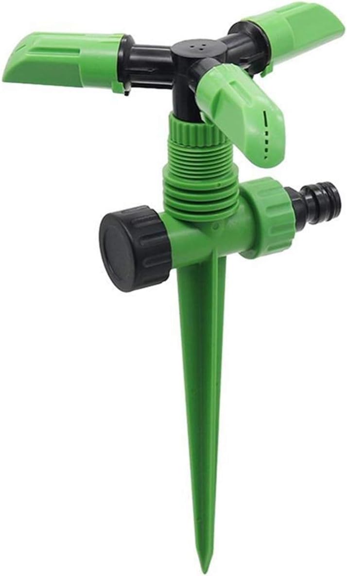 Gardening Irrigation Dripper 3 Pieces of Automatic 360-degree Circular Rotating Sprinkler Nozzles for Garden Agriculture Courtyard Lawn Grass Irrigation Sprinklers