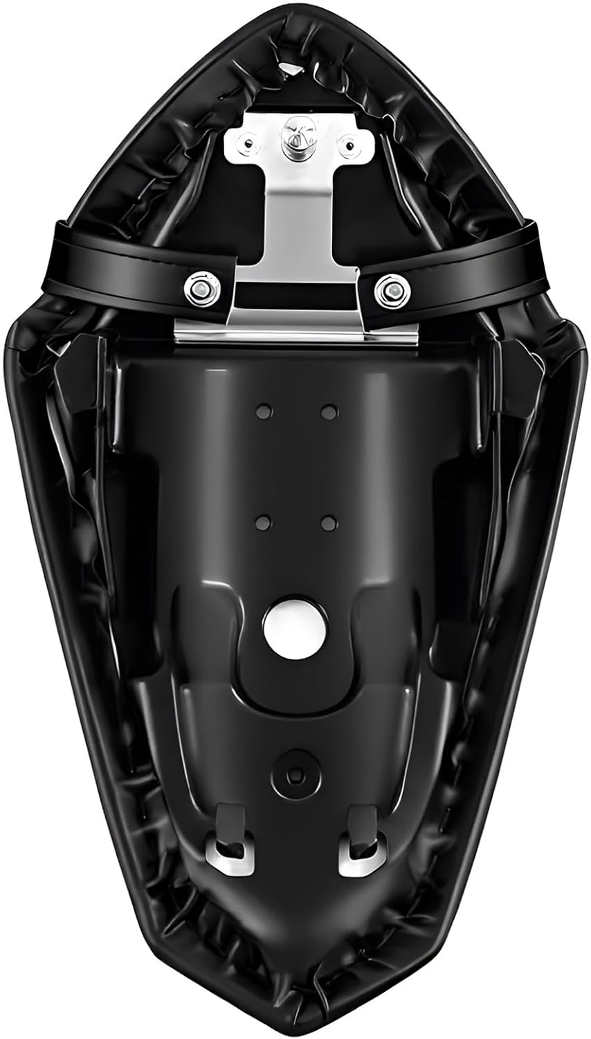 Motorcycle Rear Passenger Seat Pillion, Black, Compatible with Kawasaki Ninja 400 EX400 2018-2024