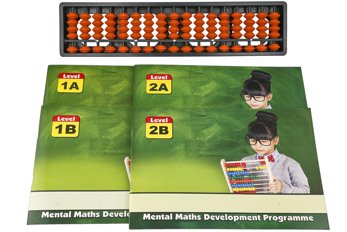 Camaro Math Explorer Set: Abacus Books For Kids - Levels 1A & 1B, 2A & 2B With 17-Rod Red Abacus Tool(Red) (B0CNPLKDMN) Amazon Price History, Amazon Price Tracker