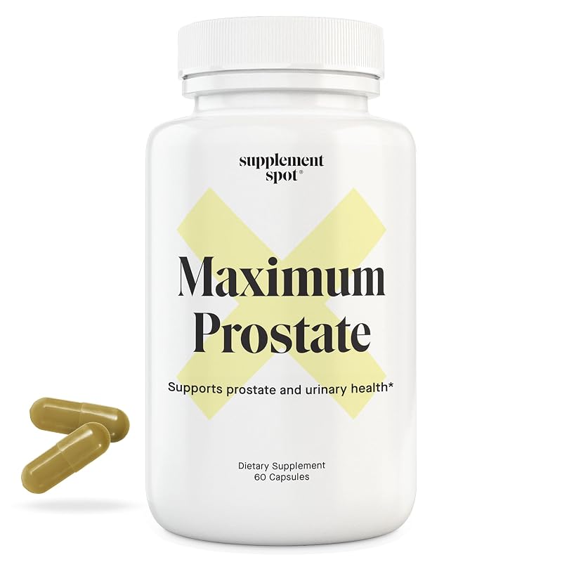Supplement Spot Suplemento para saúde masculina com beta-sitosterol 600 mg e DIM 100 mg, 60 cápsulas