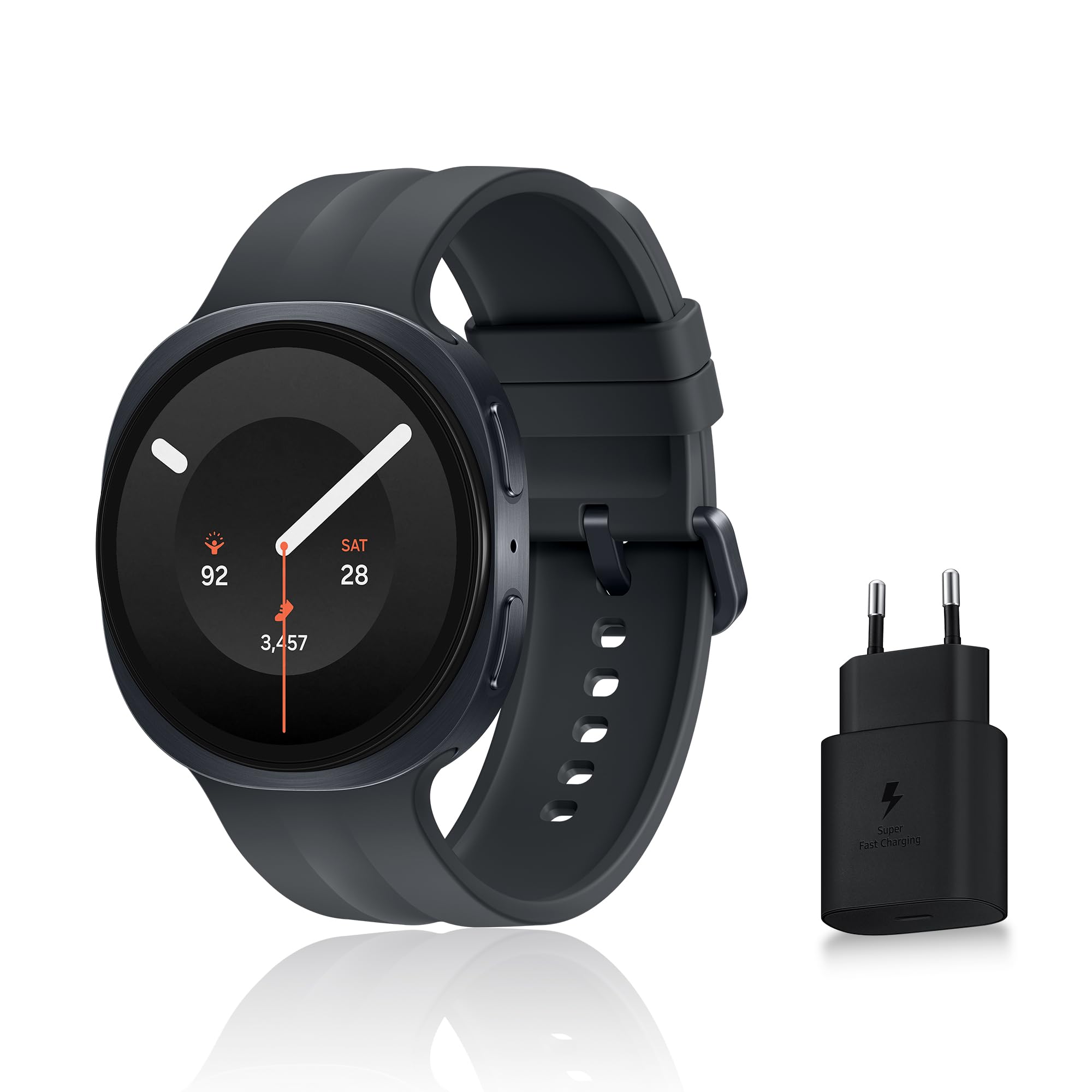 Samsung Galaxy Watch9, Montre Connectée avec IA, 4G, 44 mm, Graphite | Processeur Snapdragon Wear Elite, Batterie 445 mAh, Coach Sommeil, Running et Fitness, Suivi de l'Activité Cardiaque, Gemini