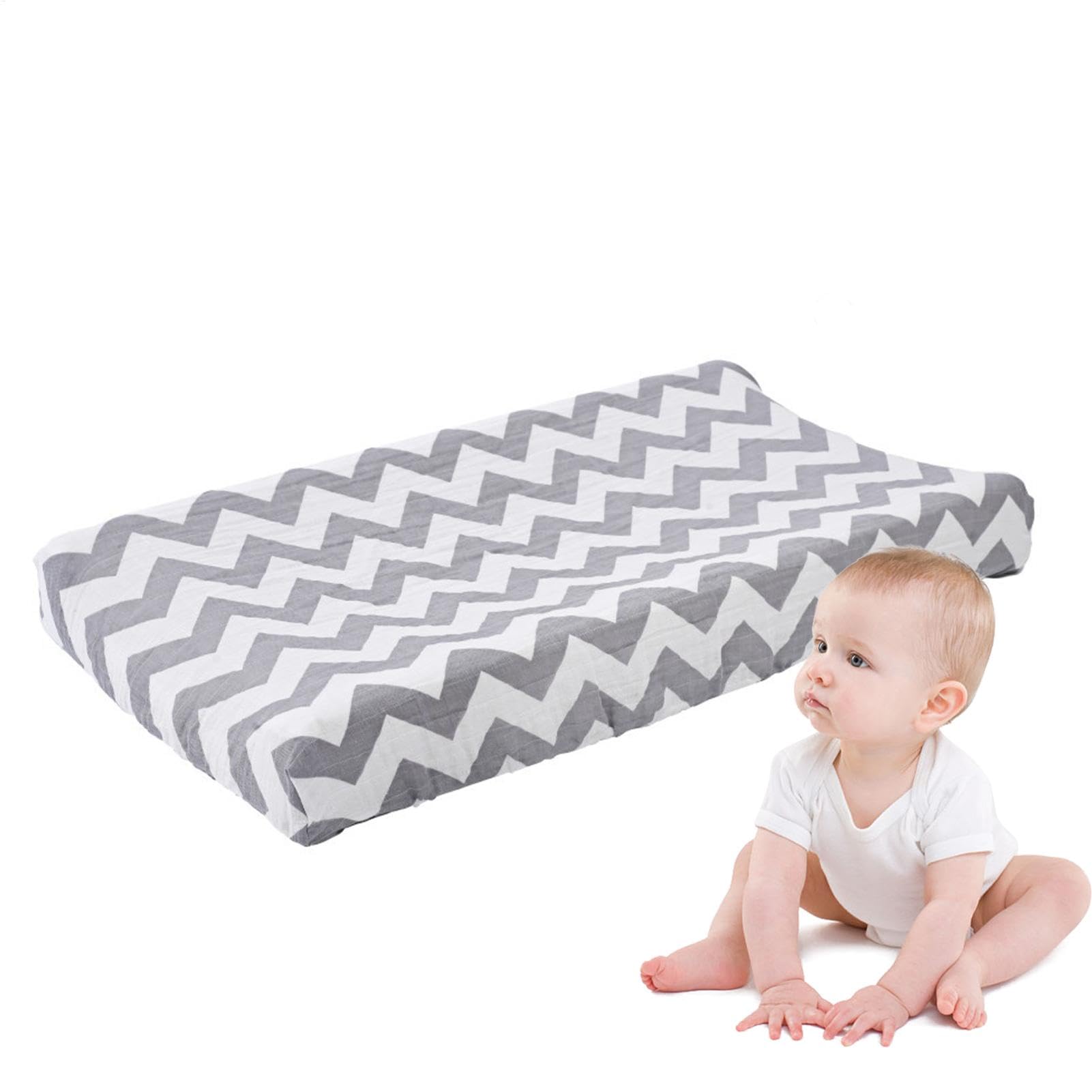 Baby Changing Mat Cover, Changing Table Covers And Pads Made Of Soft Breathable Cotton | Changing Table Cover, Changing Table Covers And Pads For Boys And Girls