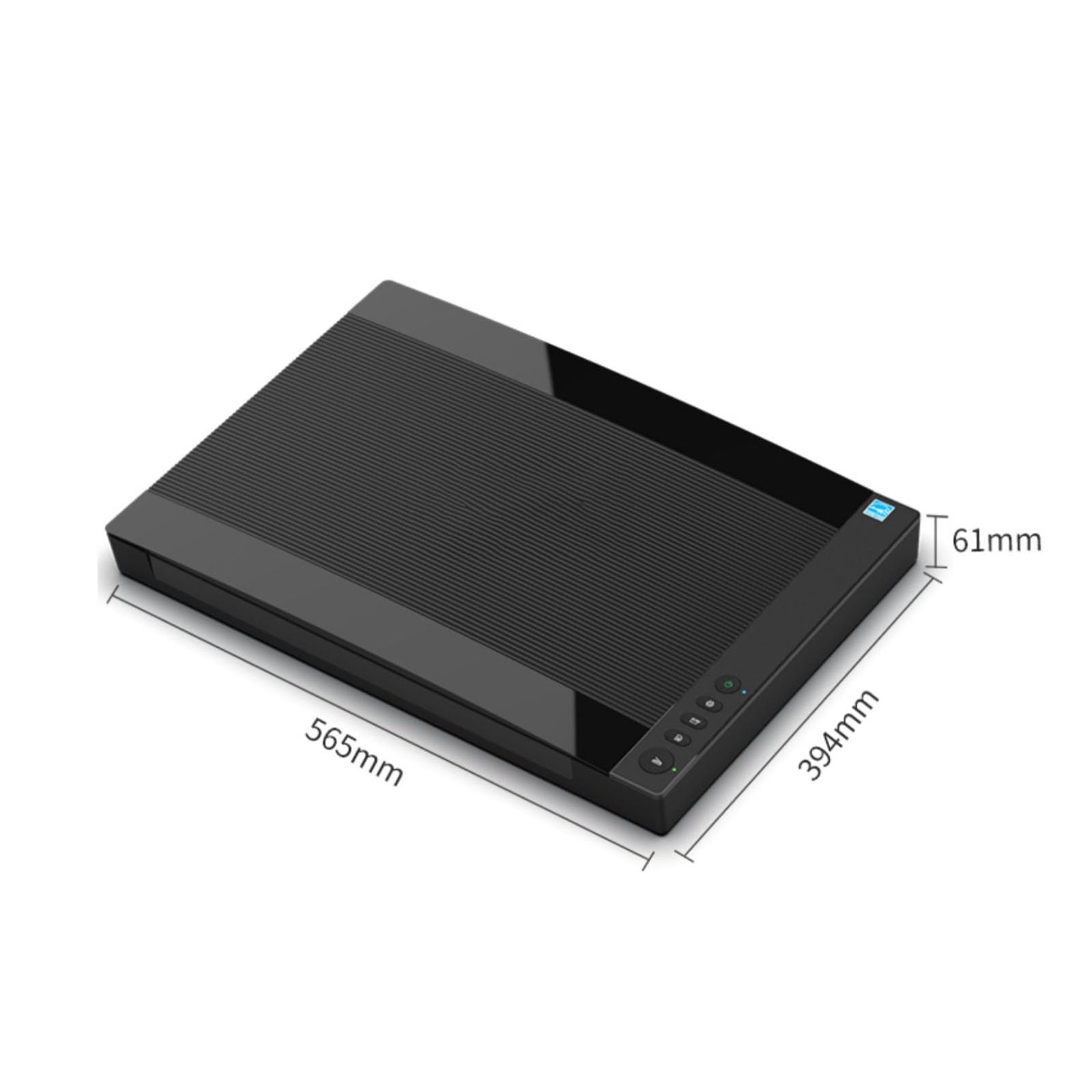 Scanner piatto formato A3, risoluzione 2400 x 2400 DPI, sorgente luminosa a LED, scansione rapida di 4 secondi/pagine, ideale per documenti e foto, facile funzionalità di PDF/e-mail/stampa