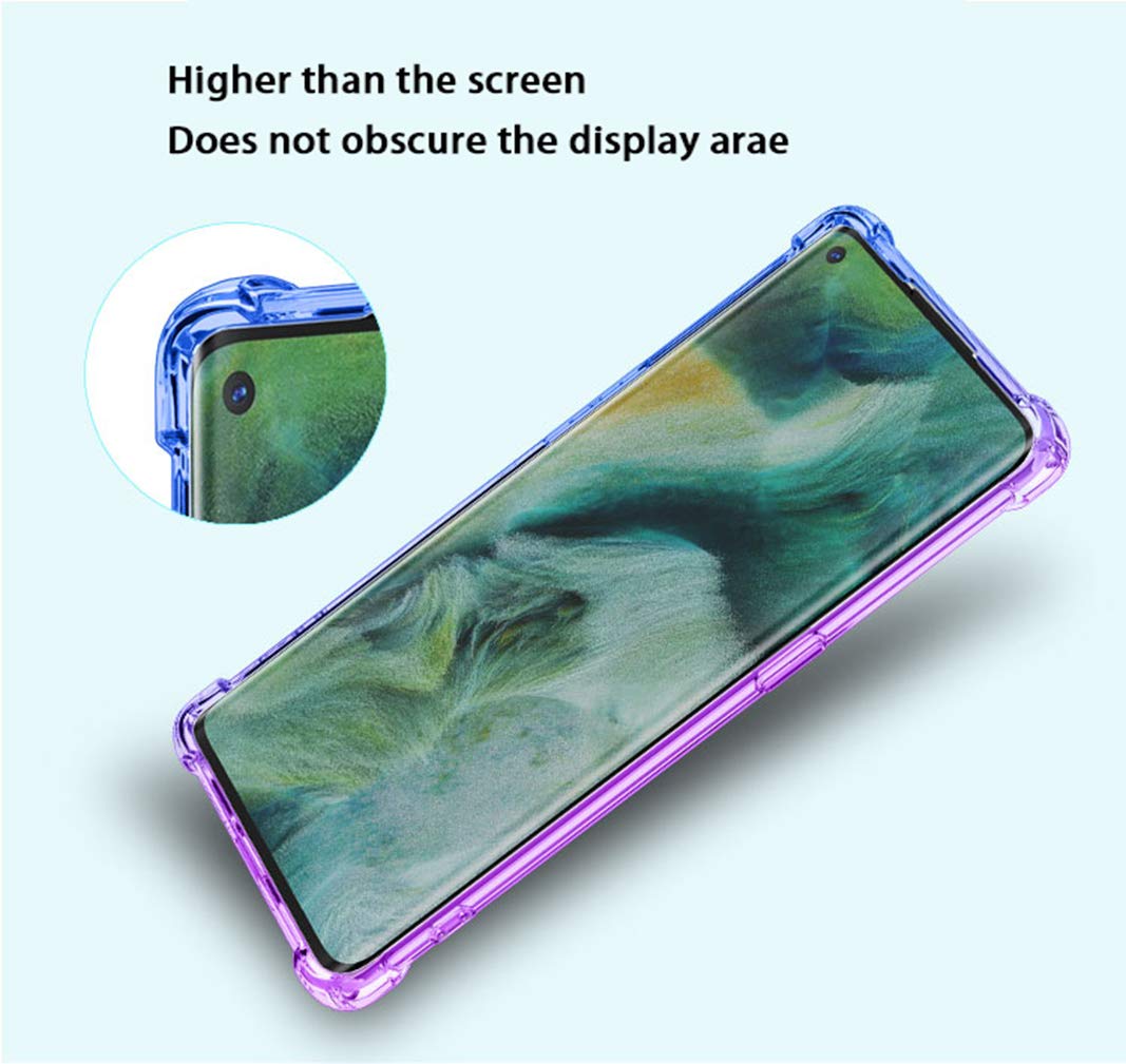 iVoler Cover per Oppo Find X2 Neo 5G, Custodia Trasparente per
