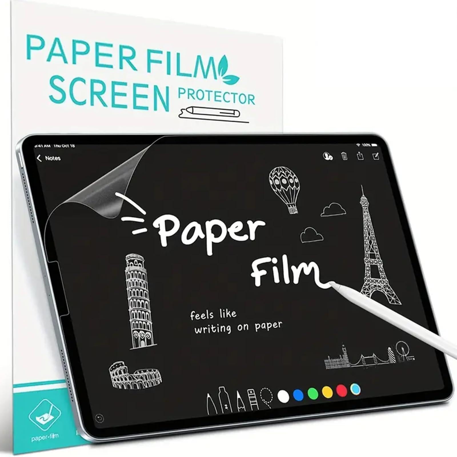 Screen Protector for Apple iPad MINI 6 Drawing Writing Like Paper, Anti Glare Scratch Resistant Matte PET Film,Compatible with apple pencil (2 Pack)