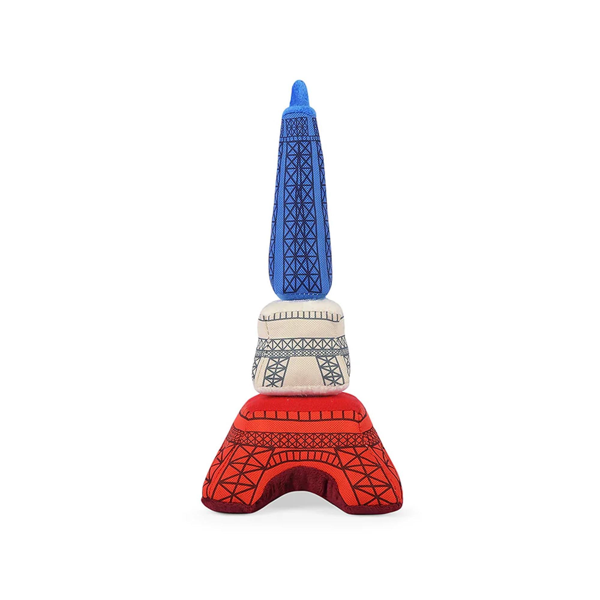 P.L.A.Y Dog Toy_Plush Toy - Eiffel Tower_L