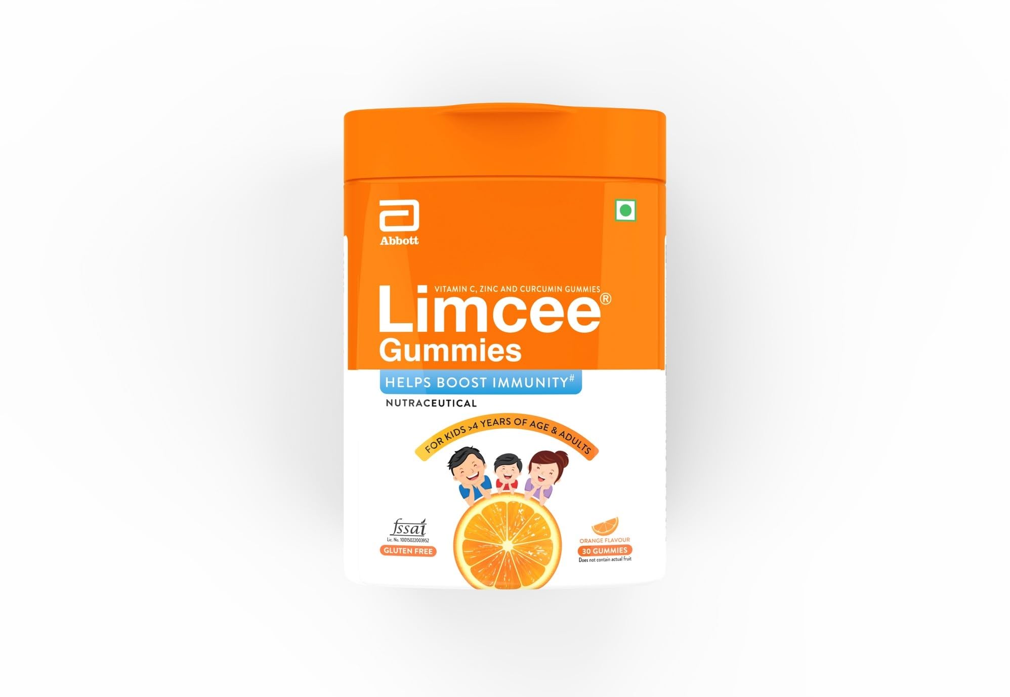 Limcee Orange Flavour - Bottle of 30 Gummies