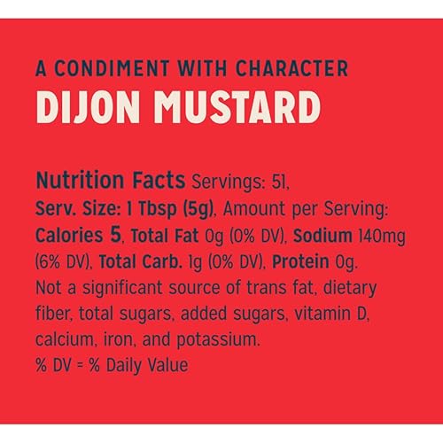 Miniatura 2 de Sir Kensington's Mustard Dijon, Tarro de servicio de habitación, semillas de mostaza de grado #1, sin soja, sin OMG, sin colores artificiales, sin