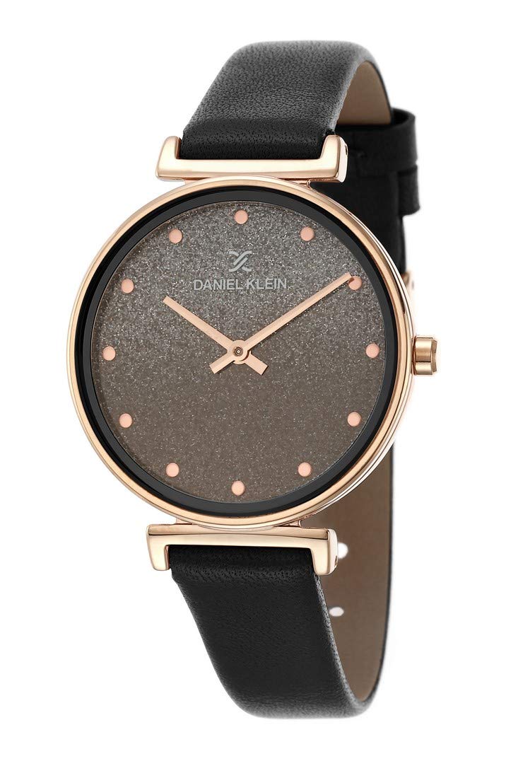 DANIEL KLEIN Leather Analog Black Dial Womens Watch-Dk.1.12432-5 (B08K55TM4P) Amazon Price History, Amazon Price Tracker