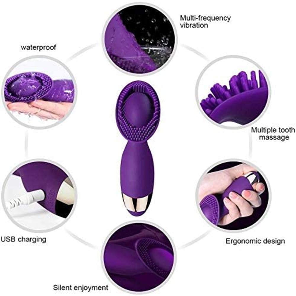 Giocattolo Lingua Silicone Capezzolo Leccare Massaggio Vibratore del Sesso, Lingua Vibratore Stimolatore Clitorideo E G-Spot Stimolatore per I Giocattoli del Sesso Femminile del Vibratore