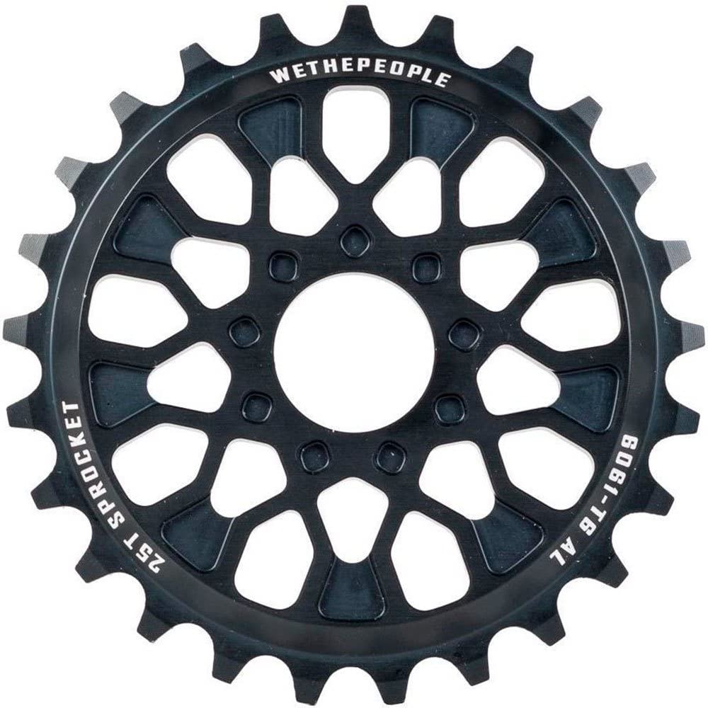 We The People BMX Pathfinder Sprocket Matt Black 25T, Matt Black