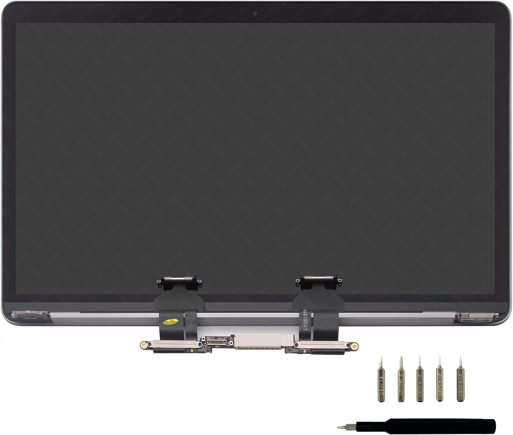 LCDOLED Replacement for MacBookPro17,1 MacBook Pro 13" M1 2020 A2338 EMC 3578 MYD83 MYD92 MYDA2 MYDC2 2560x1600 13.3 inches Full LCD Screen Complete Top Assembly (Space Gray)