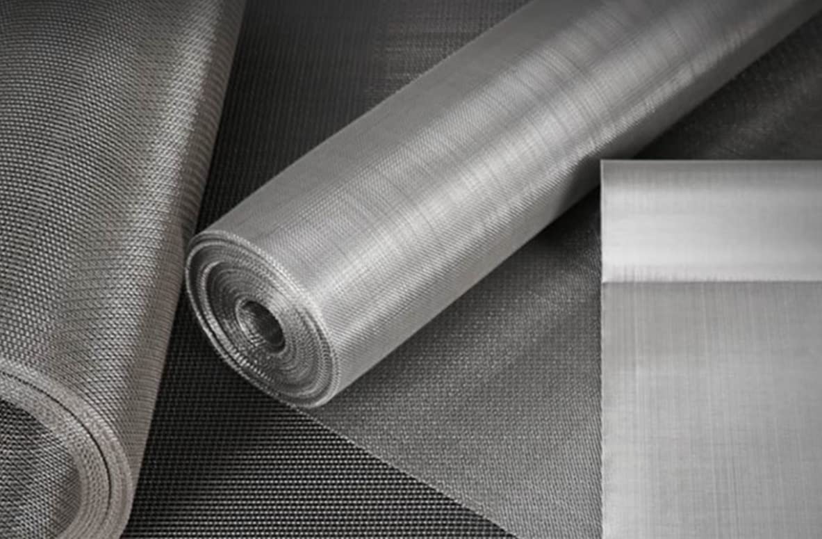 1 rete in acciaio inox 304 da 1 m 2 m, per filtro e filtro (80 maglie da 100 cm x 200 cm)