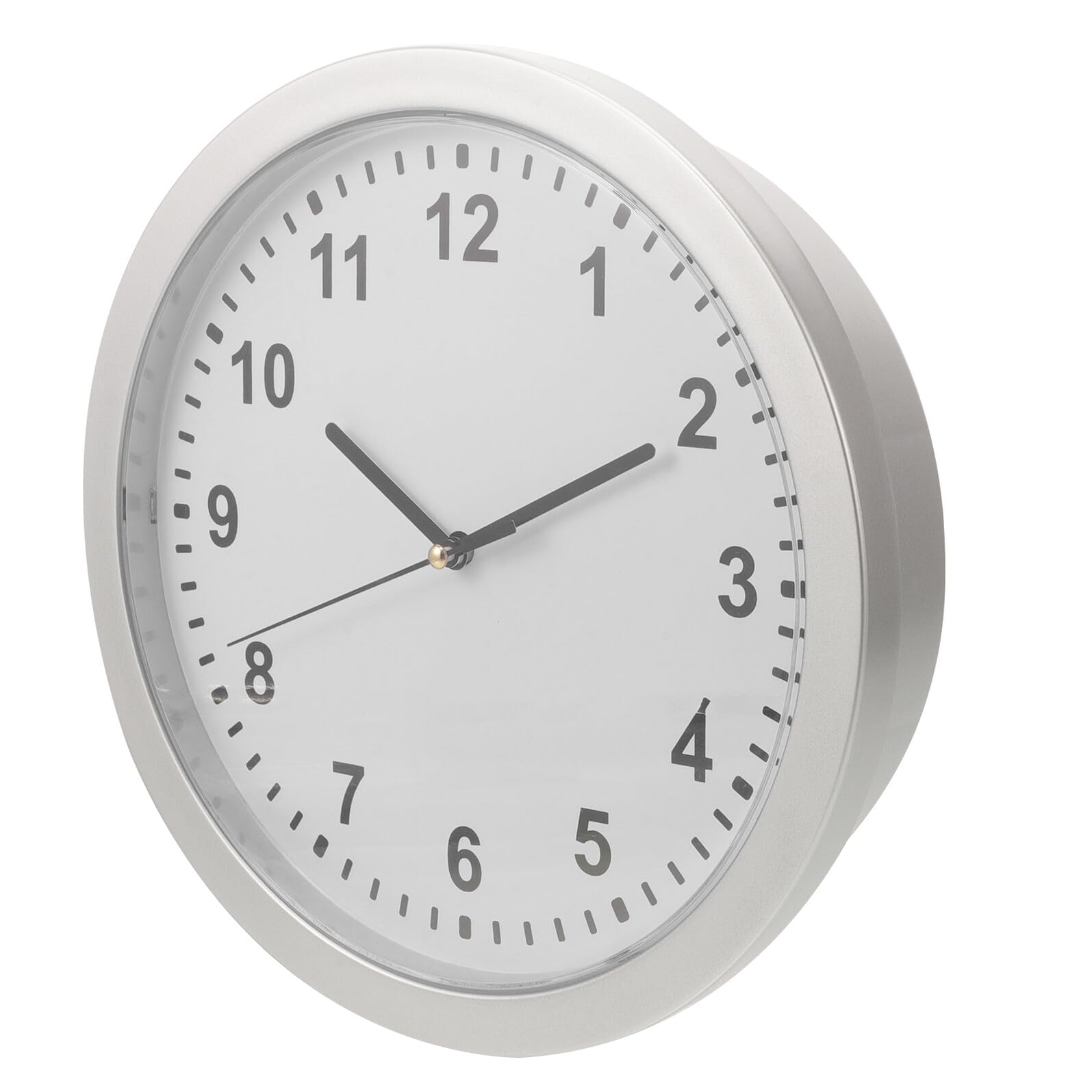 Versteckte Wanduhr mit Safe Funktion zur Sicheren Aufbewahrung von Wertsachen aus Leichtem Weißem Kunststoff für Zuhause